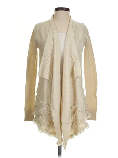 Pre-owned Club Monaco Cardigan Sweater In Ivory