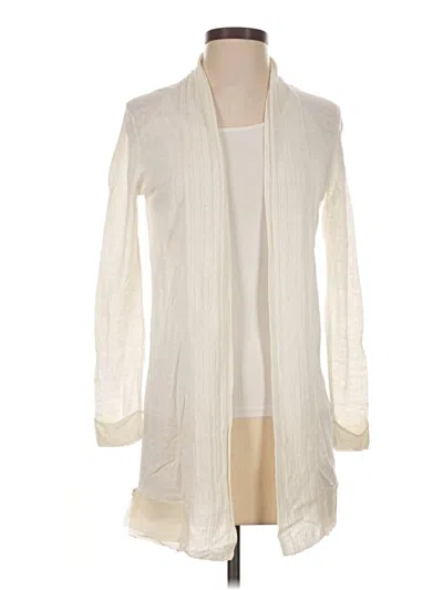 Pre-owned Club Monaco Cardigan Sweater In Ivory