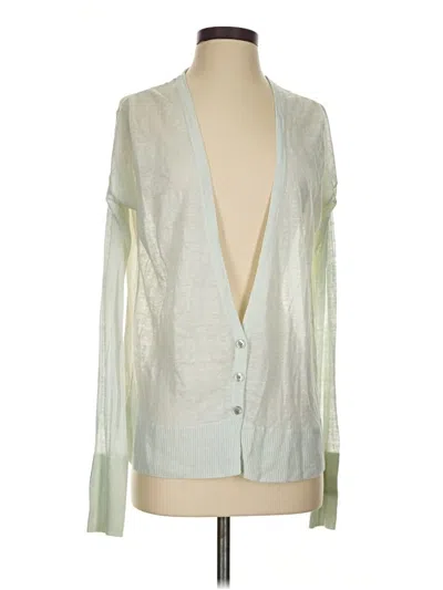 Pre-owned Club Monaco Cardigan Sweater In Silver