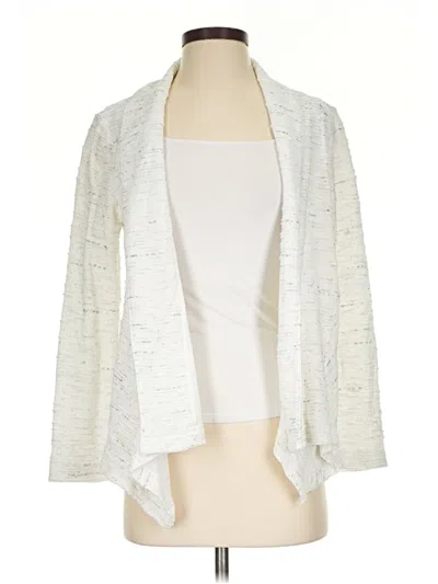 Pre-owned Club Monaco Cardigan Sweater In Silver