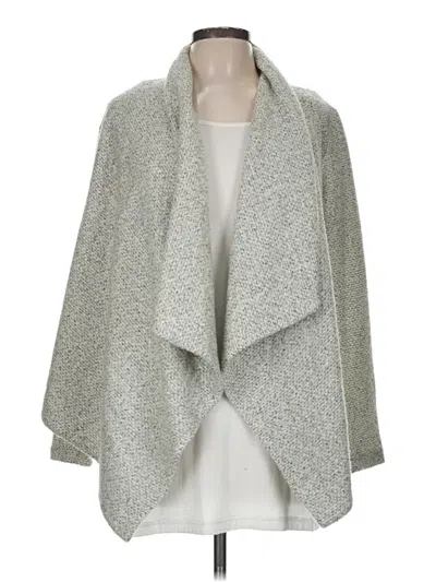 Pre-owned Club Monaco Cardigan Sweater In Silver
