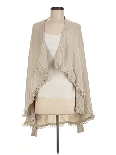 Pre-owned Club Monaco Cardigan Sweater In Tan