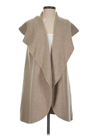 Pre-owned Club Monaco Cardigan Sweater In Tan