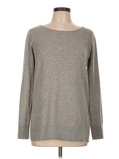 Pre-owned Club Monaco Cashmere Pullover Sweater In Gray