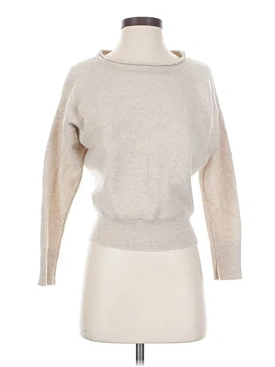Pre-owned Club Monaco Cashmere Pullover Sweater In Tan