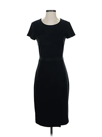 Pre-owned Club Monaco Casual Dress In Black