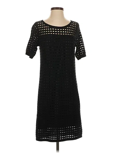 Pre-owned Club Monaco Casual Dress In Black