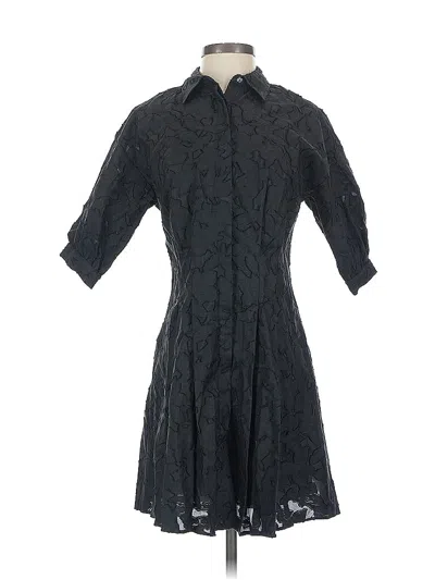 Pre-owned Club Monaco Casual Dress In Black