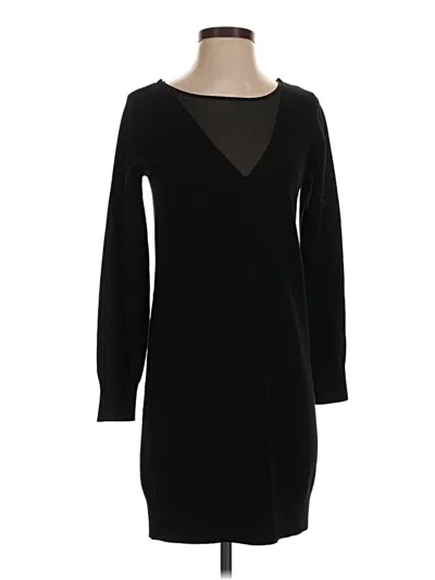 Pre-owned Club Monaco Casual Dress In Black