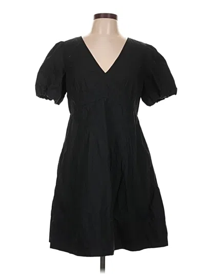 Pre-owned Club Monaco Casual Dress In Black