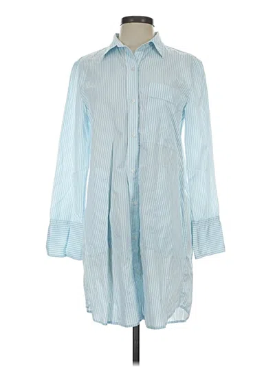 Pre-owned Club Monaco Casual Dress In Blue