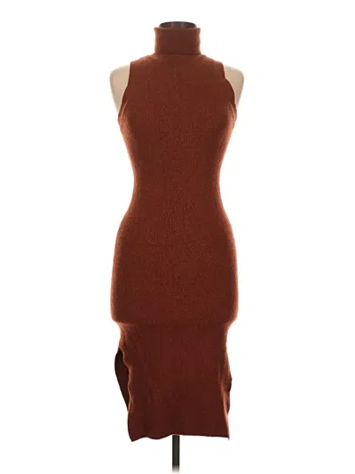 Pre-owned Club Monaco Casual Dress In Brown