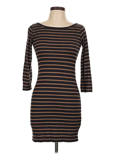 Pre-owned Club Monaco Casual Dress In Brown