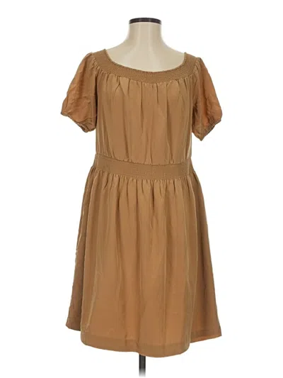 Pre-owned Club Monaco Casual Dress In Brown