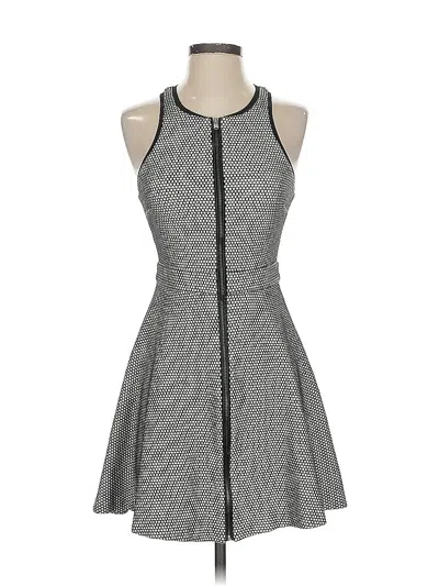 Pre-owned Club Monaco Casual Dress In Gray