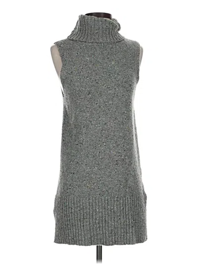 Pre-owned Club Monaco Casual Dress In Gray