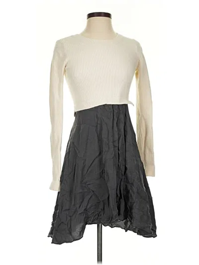 Pre-owned Club Monaco Casual Dress In Gray