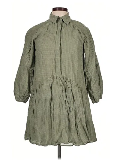 Pre-owned Club Monaco Casual Dress In Green