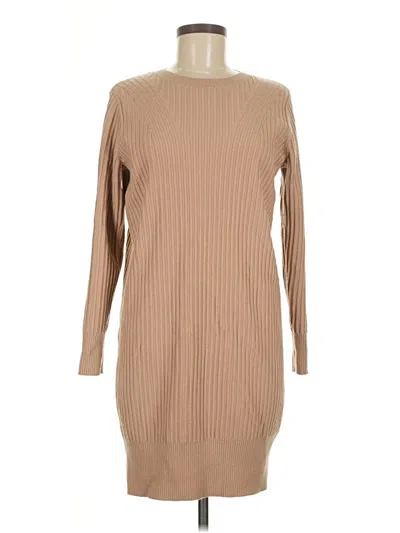 Pre-owned Club Monaco Casual Dress In Tan