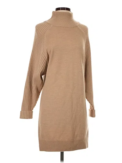 Pre-owned Club Monaco Casual Dress In Tan
