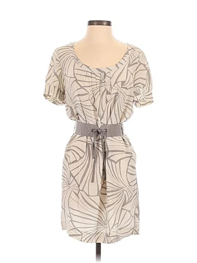 Pre-owned Club Monaco Casual Dress In Tan