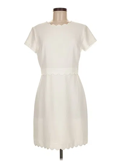 Pre-owned Club Monaco Casual Dress In White