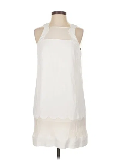 Pre-owned Club Monaco Casual Dress In White