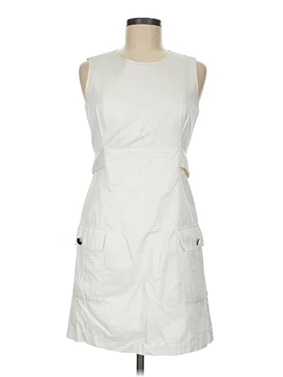 Pre-owned Club Monaco Casual Dress In White