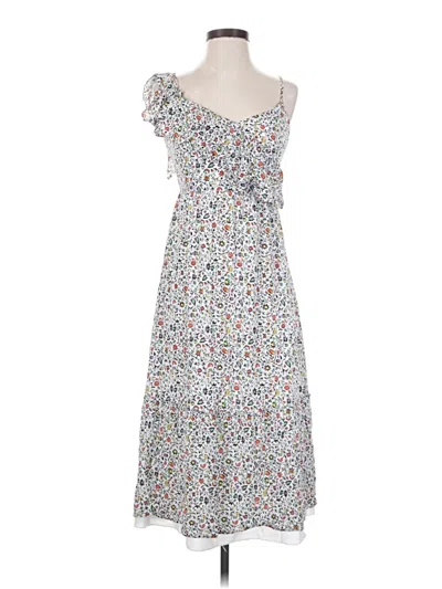 Pre-owned Club Monaco Casual Dress In White