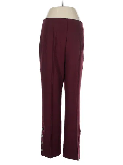 Pre-owned Club Monaco Casual Pants In Burgundy