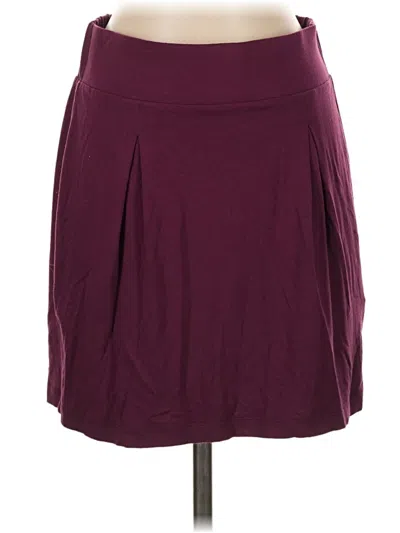 Pre-owned Club Monaco Casual Skirt In Burgundy