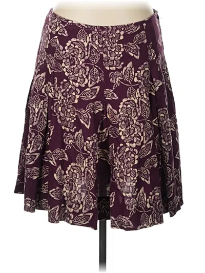 Pre-owned Club Monaco Casual Skirt In Burgundy