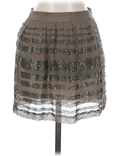 Pre-owned Club Monaco Casual Skirt In Silver