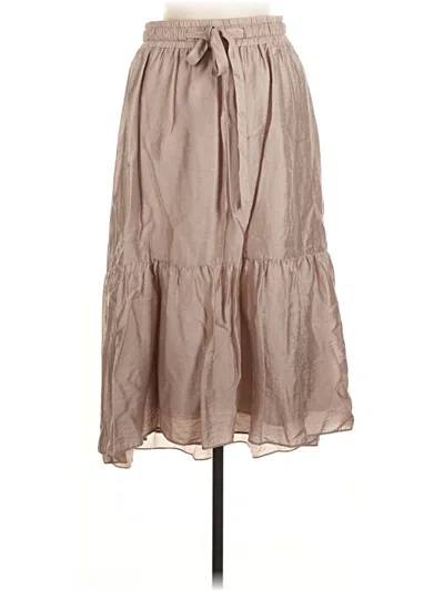 Pre-owned Club Monaco Casual Skirt In Tan