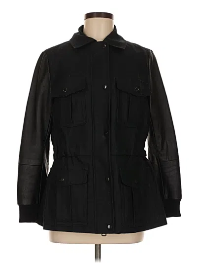 Pre-owned Club Monaco Coat In Black
