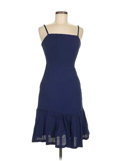Pre-owned Club Monaco Cocktail Dress In Blue