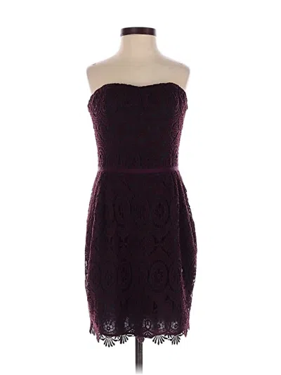 Pre-owned Club Monaco Cocktail Dress In Burgundy