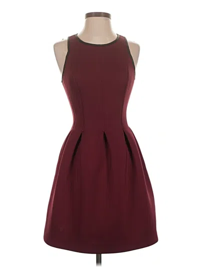 Pre-owned Club Monaco Cocktail Dress In Burgundy