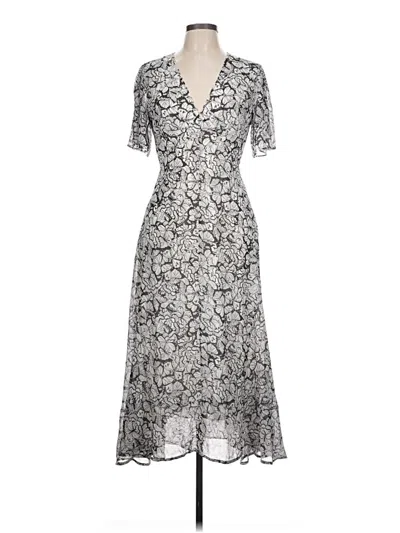 Pre-owned Club Monaco Cocktail Dress In Silver