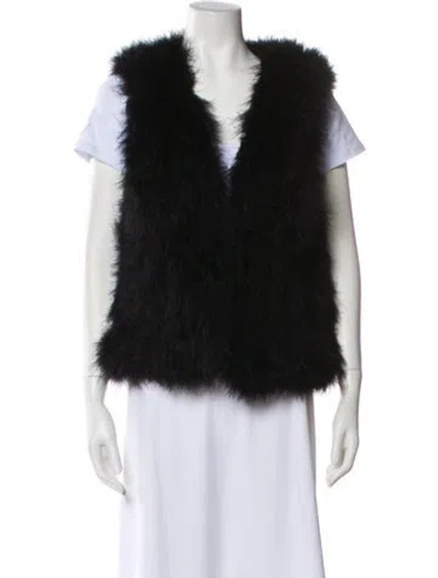 Pre-owned Club Monaco Down Jacket In Black