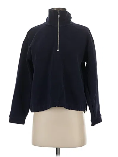 Pre-owned Club Monaco Fleece Jacket In Blue