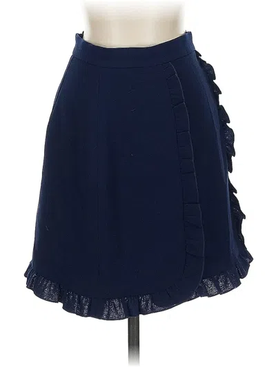 Pre-owned Club Monaco Formal Skirt In Blue