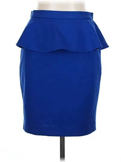 Club Monaco Formal Skirt In Blue