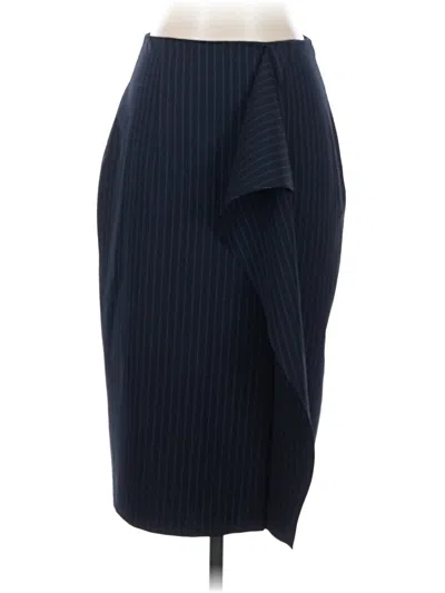 Pre-owned Club Monaco Formal Skirt In Blue