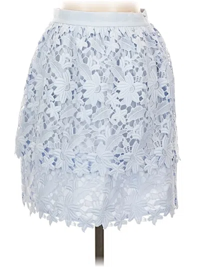 Pre-owned Club Monaco Formal Skirt In Blue