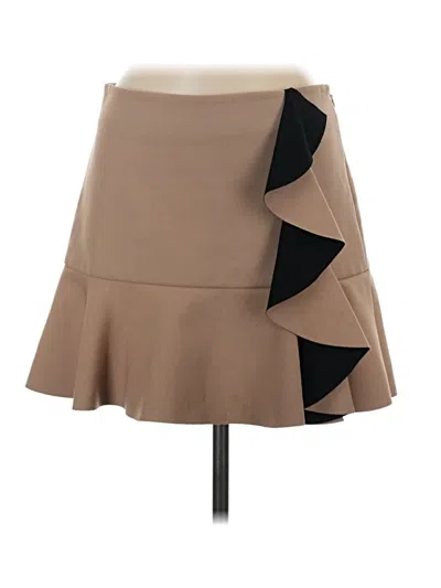 Pre-owned Club Monaco Formal Skirt In Brown