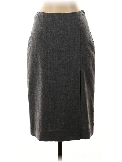 Pre-owned Club Monaco Formal Skirt In Gray