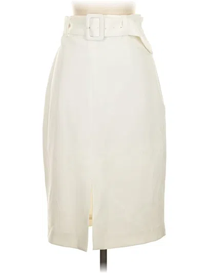 Pre-owned Club Monaco Formal Skirt In Ivory