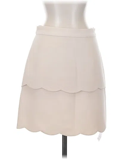 Pre-owned Club Monaco Formal Skirt In Ivory