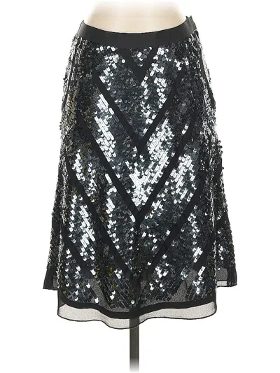 Pre-owned Club Monaco Formal Skirt In Silver